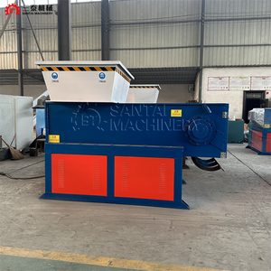 Broyeur de bouteilles en plastique à arbre unique Broyeur de sacs en plastique PP PE tissé en film Jumbo en cuir déchiqueteuse à un arbre - Product Image 2