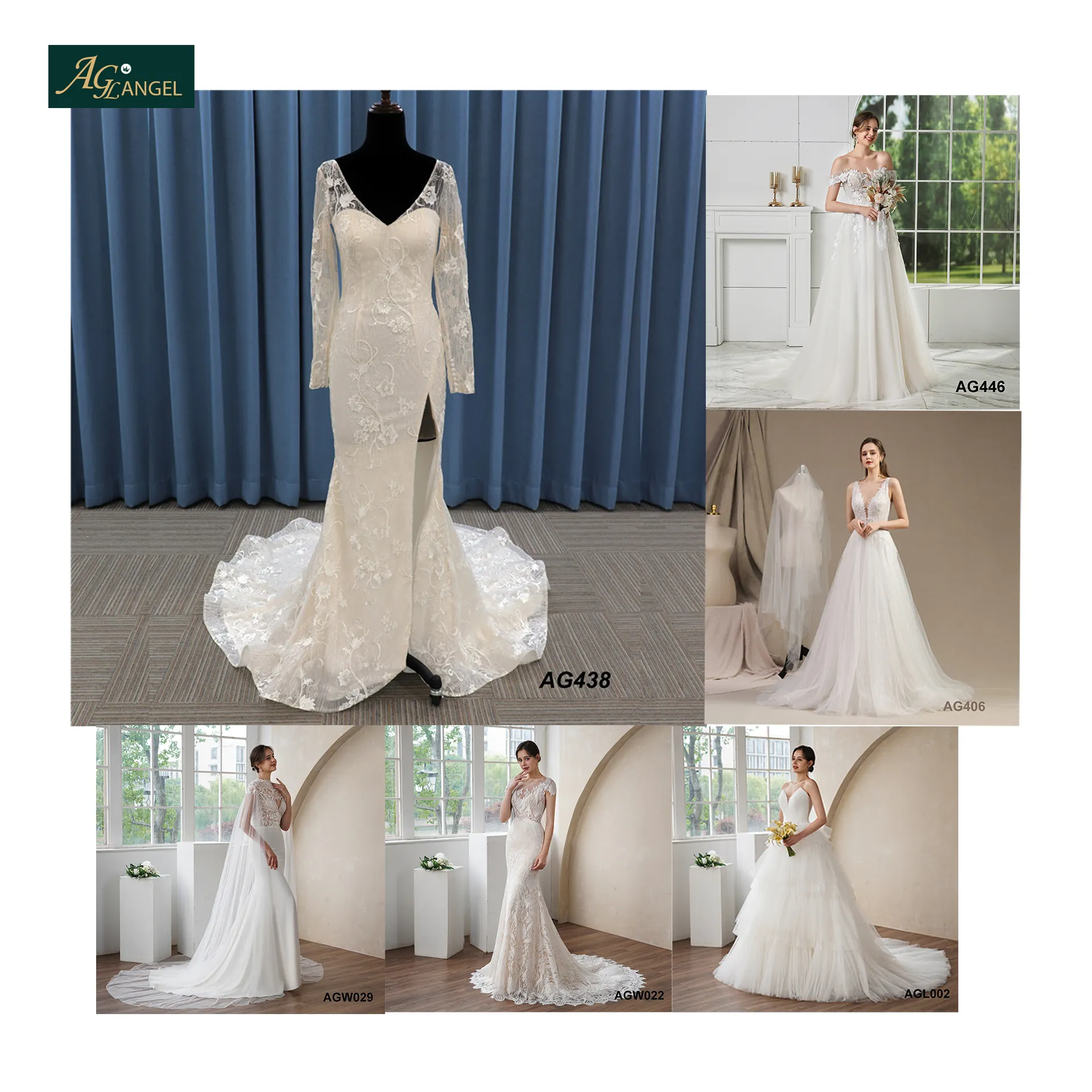Элегантное кружевное свадебное платье на заказ с длинным рукавом свадебное платье 2021 Русалка с хвостом