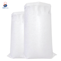 Sacs de raphia circulaires recyclés SGGlobal sacs tissés en polypropylène efficaces pour l'emballage de graines de farine de riz et de blé en PP