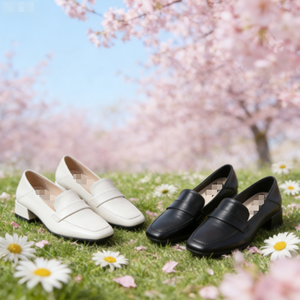 Zapatos de Microfibra para Mujer con Tacón Grueso y Punta Cuadrada - Invierno/Primavera/Otoño/Verano - Product Image 3