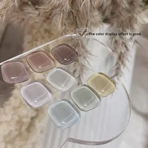 Nuevo Gel de <span class=keywords><strong>Uñas</strong></span> Estilo Japonés <span class=keywords><strong>2022</strong></span>, Tablero de Exhibición de Vidrio Transparente para Celebridades de Internet, Color Bean, Práctica de <span class=keywords><strong>Uñas</strong></span>, Especial para Salón de Belleza - Product Image 1
