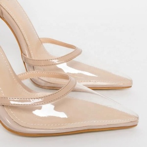 Sandali da Donna <span class=keywords><strong>con</strong></span> Tacco a Spillo in Vernice Rossa, Punta Affusolata e <span class=keywords><strong>Cinturino</strong></span> alla Caviglia, Scarpe Eleganti da Festa - Product Image 3