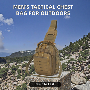 High Quality 600D Oxford Nylon Men's Multifunctional Tactical Chest <b>Bag</b> <b>20L</b> for Outdoor Riding Casual Activities Tours Camping - Product Image 2