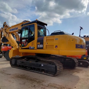 Excavatrice sur chenilles japonaise PC220-8 bien entretenue, fiable pour la construction et l'aménagement paysager, équipement de construction de 22 tonnes avec moteur - Product Image 1