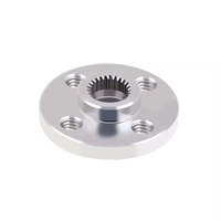 Rotor de bateau RC en aluminium CNC de bonne qualité AGFRC 25T Spline Silver Round Horn M3 HSO07 AL6061