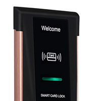 Serrure de porte d'hôtel intelligente de luxe à commande informatique, la plus vendue, de qualité supérieure, avec système de contrôle à distance par application