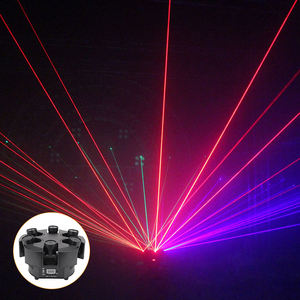<span class=keywords><strong>Fari</strong></span> mobili Laser <span class=keywords><strong>RGB</strong></span> a 6 teste con luce Laser per Night Club - Product Image 2