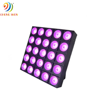 DJ Lumières DMX Contrôle 25pcs 15W RGBW 4in1 Faisceau 5x5 LED Matrice Blinder Scène Disco lumière