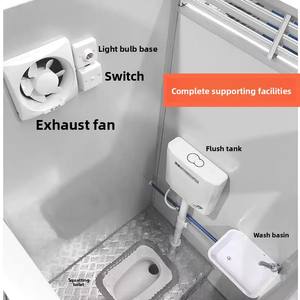 Module de toilettes portables préfabriquées recyclées, super abordable, <span class=keywords><strong>pour</strong></span> extérieur et usage public - Product Image 2