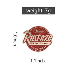 创意汽车主题珐琅别针铁锈Eze汽车胸针搞笑卡通翻领徽章背包衣服饰品礼品批发 - Product Image 6
