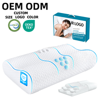 Oreiller réglable Oreillers orthopédiques en mousse à mémoire de forme Oreillers d'allaitement ergonomiques Logo et couleur et taille personnalisés