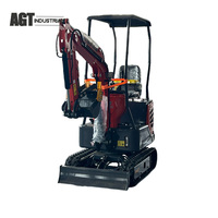 Miniexcavadora MX15RX en Oferta con Contrapeso y Pulgar Hidráulico para Excavación y Trabajos Agrícolas