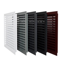 Système de persiennes extérieures en aluminium sur mesure, pare-soleil étanche, volet de ventilation, fenêtre, entrepôt industriel, design de bâtiment moderne
