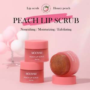 Crema Exfoliante Labial OEM de Marca Privada con Infusión Herbal, Humectante con Sabores a Melocotón, Arándano y Sandía para el Cuidado de los Labios - Product Image 3