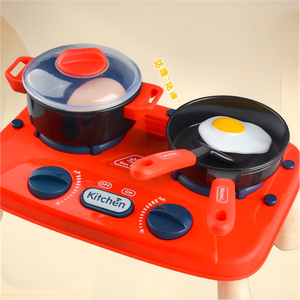 Ensemble de <span class=keywords><strong>cuisine</strong></span> de jeu d'imitation Yuglow pour enfants avec lumière, table de cuisson électrique de simulation, jouets éducatifs pour garçons et filles - Product Image 5