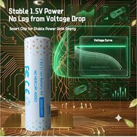 Batería Recargable USB-C AA/AAA de 1.5V para Ratón, Micrófono y Cerradura