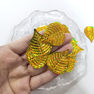 Bán buôn JM thương hiệu <span class=keywords><strong>Holographic</strong></span> Laser vàng và bạc PVC lá Sequins 31-50 mét chịu nhiệt Loose quần áo TRIM - Product Image 2