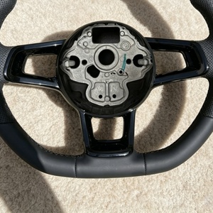 Personnalisation d'usine pour Volkswagen, volant en cuir noir avec surpiqûres pour Volkswagen, pour VW GTI7 <span class=keywords><strong>Golf</strong></span> MK7, volant de voiture - Product Image 3