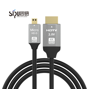 Sipu 4K <span class=keywords><strong>HDMI</strong></span> để micro <span class=keywords><strong>HDMI</strong></span> cáp 18gbps tốc độ cao HDR kết nối mạ vàng cho điện thoại thông minh máy ảnh TV chiếu - Product Image 1