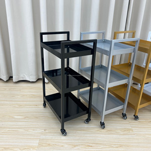 Carrito Auxiliar Rodante de Tres Niveles para Salón de Belleza, Carrito de Peluquería, Equipo de Belleza al por Mayor - Product Image 3