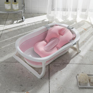 <span class=keywords><strong>Baignoire</strong></span> bébé multifonctionnelle en plastique <span class=keywords><strong>avec</strong></span> <span class=keywords><strong>coussin</strong></span>, <span class=keywords><strong>baignoire</strong></span> bébé portable de voyage <span class=keywords><strong>avec</strong></span> thermomètre, bide <span class=keywords><strong>pliable</strong></span> - Product Image 1