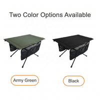 Table de camping rectangulaire pliante en fibre de carbone pour l'extérieur, design Glamping, légère, portable, pour repas en plein air