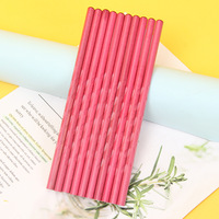Crayon de sécurité pour enfants avec pointe arrondie, crayon en bois non toxique pour la pratique de l'écriture préscolaire