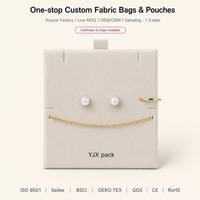 Carte d'insertion personnalisée en velours pour bijoux 8,5x8,5 cm, support de présentation pour boucles d'oreilles, colliers et bagues, plaque en tissu pour emballage de pochette ou boîte