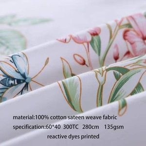 Vải dệt kim in kỹ thuật số hoa 100% cotton, chải kỹ hai mặt, thiết kế tự làm, bán buôn, dùng cho đồ gia dụng - Product Image 5