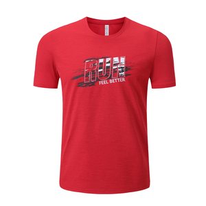 Camiseta Deportiva Personalizada para Hombre, de Alta Calidad, Transpirable, de Compresión, de Secado Rápido, Ropa Deportiva Informal, de Poliéster Sólido - Product Image 4