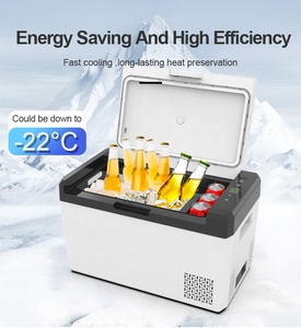 LED Display Kings Car <strong>Fridge</strong> Battery Powered <strong>Small</strong> Electronic DC Compressor Camping Solar Plug in Car <strong>Fridge</strong> - Product Image 2