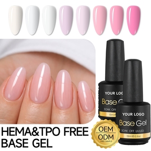 เบสเจลใหม่ 15 มล. ปราศจากสาร HEMA และ TPO ปกป้องเล็บ  รับทำโลโก้ตามสั่ง  รับผลิตแบบ OEM ODM ขายส่งทั่วโลก - Product Image 1