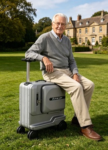 FUTUREJOY Maleta Scooter <span class=keywords><strong>de</strong></span> 20 Pulgadas, <span class=keywords><strong>Equipaje</strong></span> <span class=keywords><strong>de</strong></span> <span class=keywords><strong>Mano</strong></span> Aprobado <span class=keywords><strong>para</strong></span> Avión, Bolsa Inteligente <span class=keywords><strong>para</strong></span> Viajar, Capacidad <span class=keywords><strong>de</strong></span> 220lbs - Product Image 1
