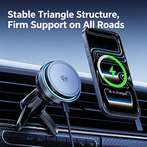 Nouveau Support de Chargeur Magnétique Sans Fil pour Voiture 25W avec Refroidissement TEC, Charge Rapide, Support Téléphone et Lumière LED, Entrée Type-C - Vente Chaude 2026 - Product Image 3