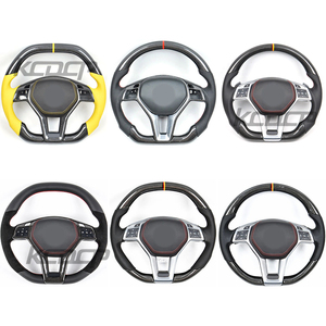 Volant de course personnalisé en Alcantara et fibre de carbone pour Benz W204 W212 W207 X204 X164 W463 <span class=keywords><strong>Gla</strong></span> Glb Glc GLS avec LED, convertible - Product Image 6