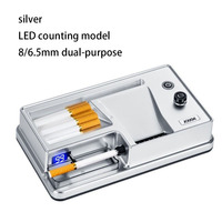 Nouvelle machine à rouler les cigarettes électrique automatique avec compteur infrarouge/LED argenté de remplacement 6,5/8,0 mm