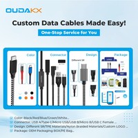 OUDAKX Vente en gros 5M USB 3.2 C 48V Câble 5A PD 240W Type C Usb Câble de charge rapide Câbles de données pour téléphones I 15 Pro Max vers Android