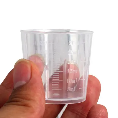 30ml plastic measuring cup measuring cylinder pp with scale Laboratory Tool medicine cup kitchen Supplies