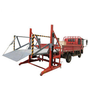 Mobil yatılı köprü 3 Ton 2t mobil hidrolik konteyner yükleme haznesi Yard rampa elektrikli mobil yükleme ve boşaltma platformu - Product Image 6