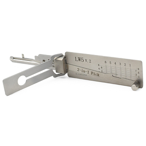 Hot bán mới nhất lishi lw5 2 trong 1 khóa Pick <span class=keywords><strong>Key</strong></span> <span class=keywords><strong>Decoder</strong></span> xe thợ khóa công cụ cho lishi xe phụ kiện quan trọng - Product Image 5