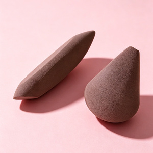 Esponja de Maquillaje de Viaje, Esponja Cosmética Multifacética, Aplicador Ligero, Sin Grumos, para un Maquillaje Uniforme - Product Image 1