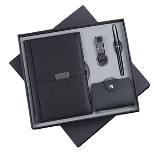 Conjunto de Presente de Caderno de Couro por Atacado, Material Escolar e de Escritório, Conjunto de Caderno Magnético A5 e Caneta - Product Image 3