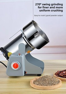 Mini Molino y Trituradora Doméstica con Motor <span class=keywords><strong>de</strong></span> Alta Velocidad, Capacidad <span class=keywords><strong>de</strong></span> 40 kg/h para Arroz, Maíz, <span class=keywords><strong>Café</strong></span> y Especias - Product Image 6