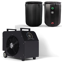 Filtre à eau à pompe automatique portable 2HP Ozone Compression Tub Barrel Cooler Unit Cold Therapy Machine Ice Bath Tout-en-un