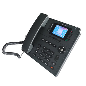Teléfono VoIP con 8 <span class=keywords><strong>cuentas</strong></span> SIP Pantalla a color Teléfono IP empresarial Soporte PoE y WiFi <span class=keywords><strong>de</strong></span> 2,4 GHz - Product Image 1