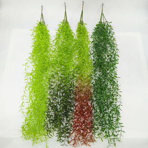 Drea พวงมาลัยไอวี่เทียมสำหรับตกแต่งบ้านและสวน, เถาวัลย์ใบไม้สีเขียว - Product Image 3