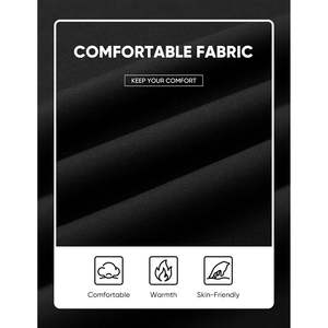 กางเกงวอร์มขายาวแบบยืดสำหรับผู้ชายกางเกงขาเรียวสีดำแบบลำลองออกแบบได้ตามต้องการ - Product Image 6