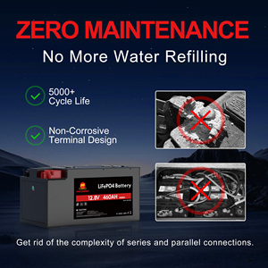 IP65 HHS HHS2450-BT Lifepo4 12,8 V/12V 100Ah 6000 Zyklen Energie speicher batterie für Marine RV Boot - Product Image 6