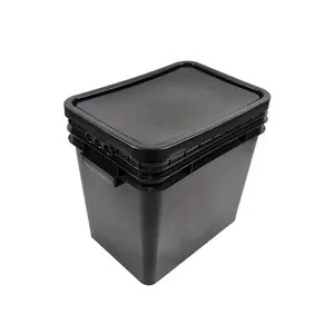 Usable Bucket Square Plastic Bucket with Lids Chemical Products cheap Plastic Bucket 1 Liter to 25 Liter