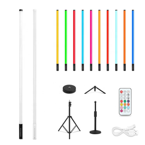 Lot de 6 tubes LED RVB lumière vidéo professionnelle photographie baguette lumineuse LED portable avec <span class=keywords><strong>valise</strong></span> - Product Image 5
